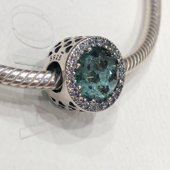 Pandora Jewelry - Pandora Charm 100% AUTHENTIC Glacier Hearts Blue